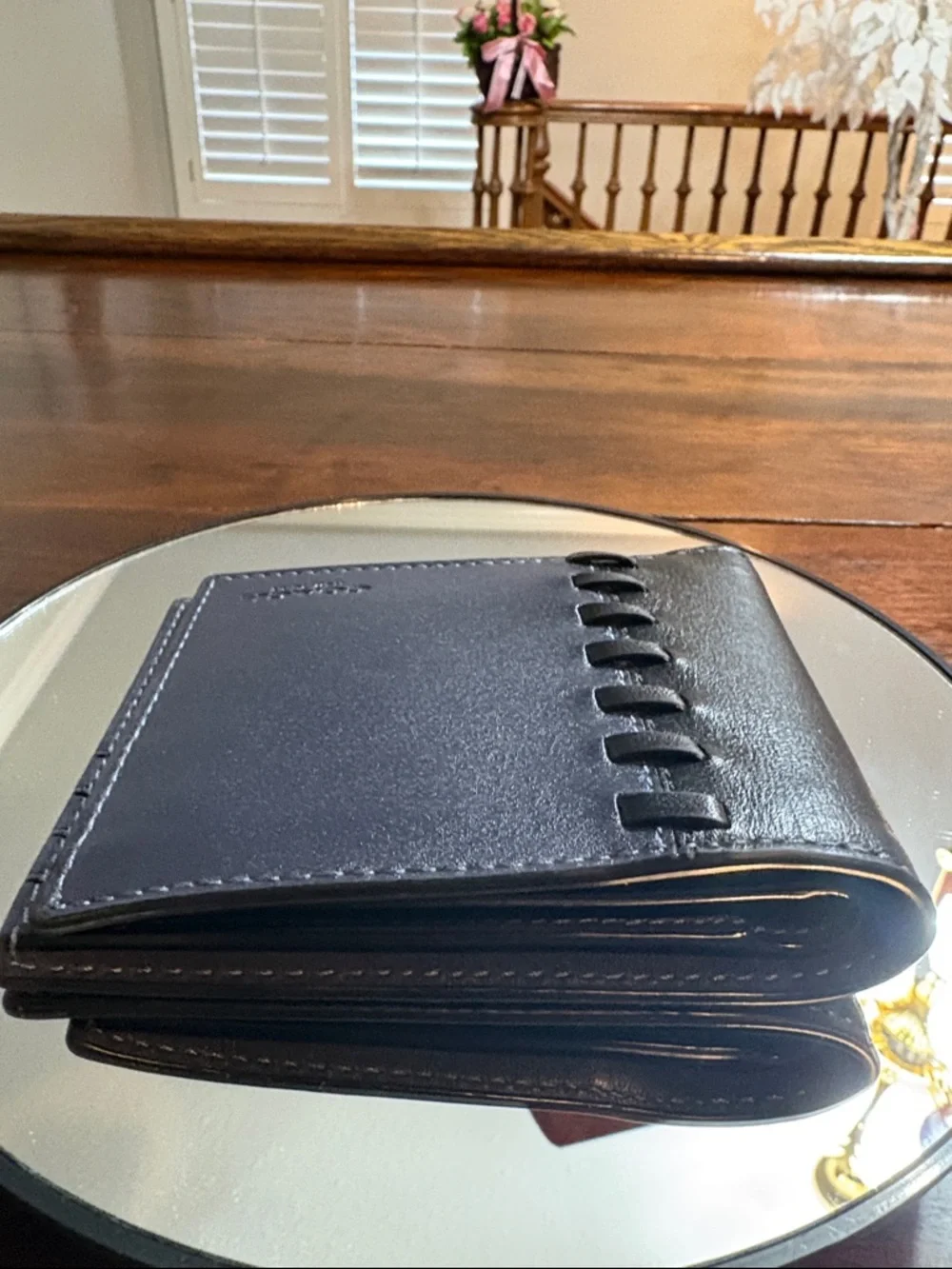 COACH Men’s Color Blocked Bi-fold Wallet - Picture 6 of 12